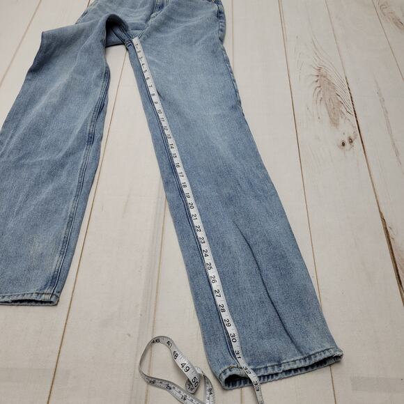 Pacsun Playboy back slash boyfriend jeans high rise painted logo - Picture 4 of 9